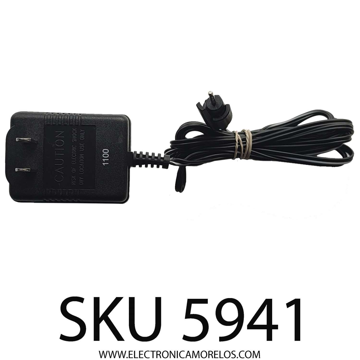 ADAPTADOR AC MEI / NUMERO DE PARTE MADA-2131 / U035-090F0035 / INPUT: 120V AC 60Hz 7W / OUTPUT: 9.0V DC 350mA	